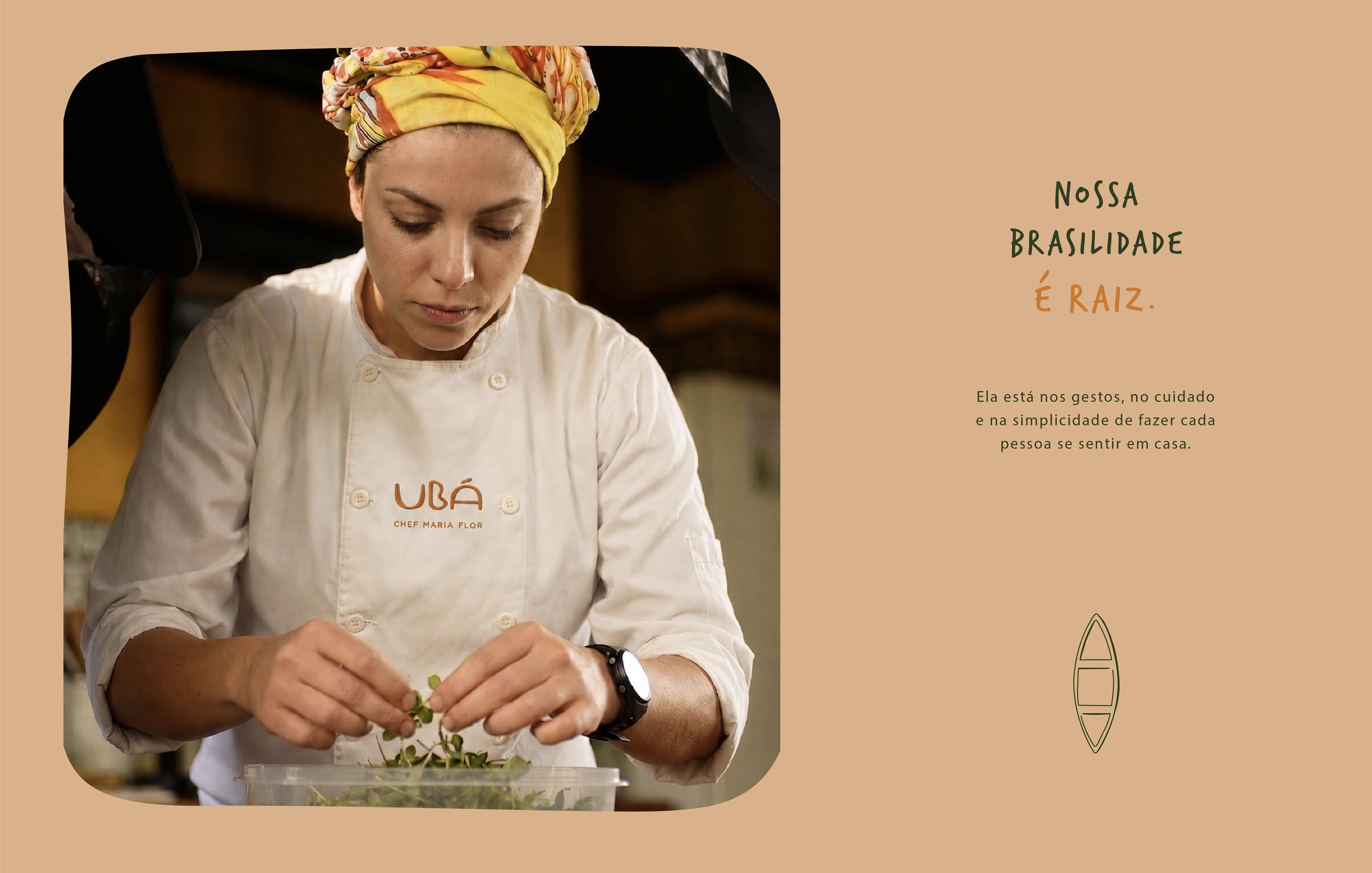 Ubá Hospedagem Autoral — visual identity