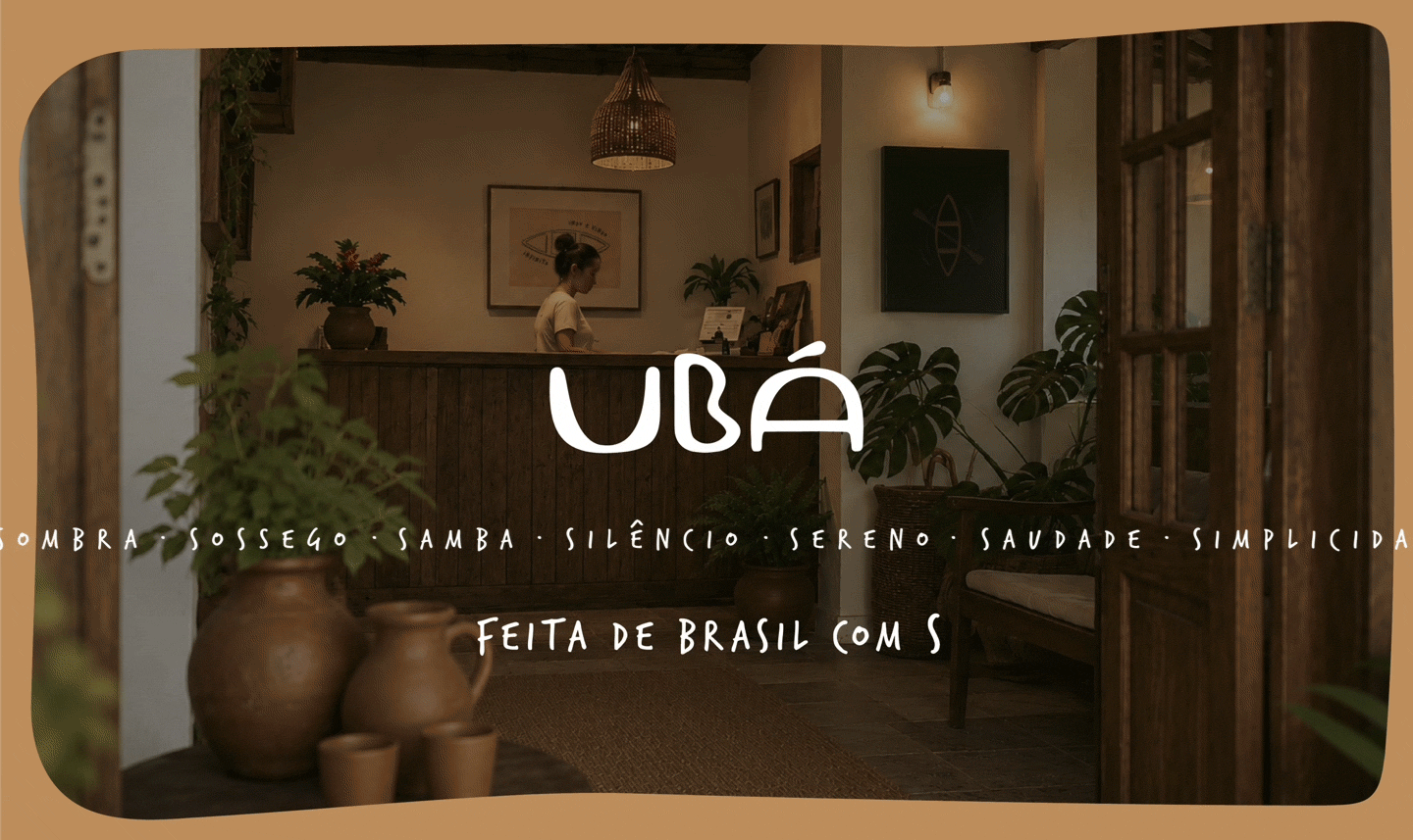 Ubá Hospedagem Autoral — visual identity
