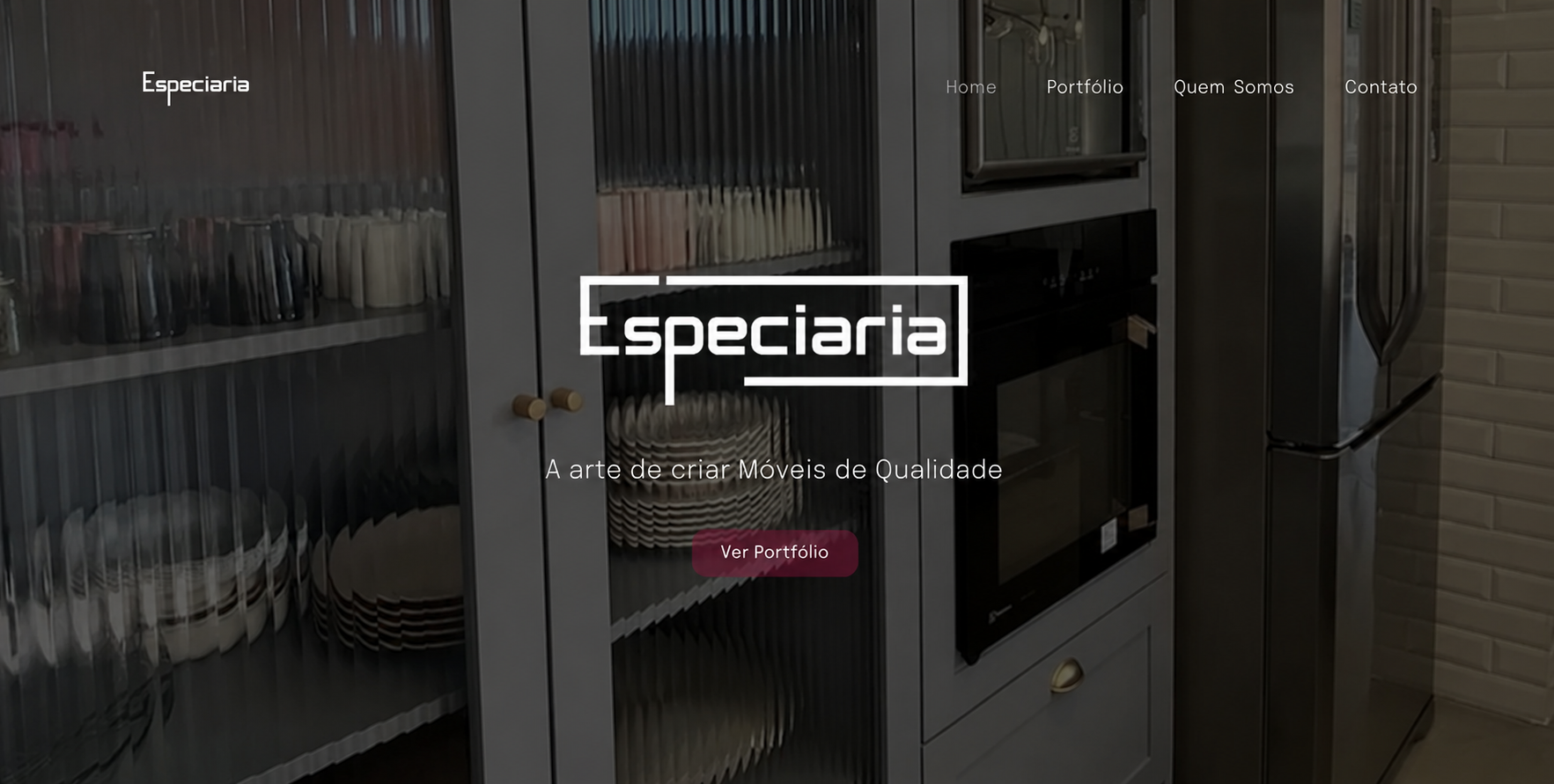 Especiaria Móveis & Design — website preview